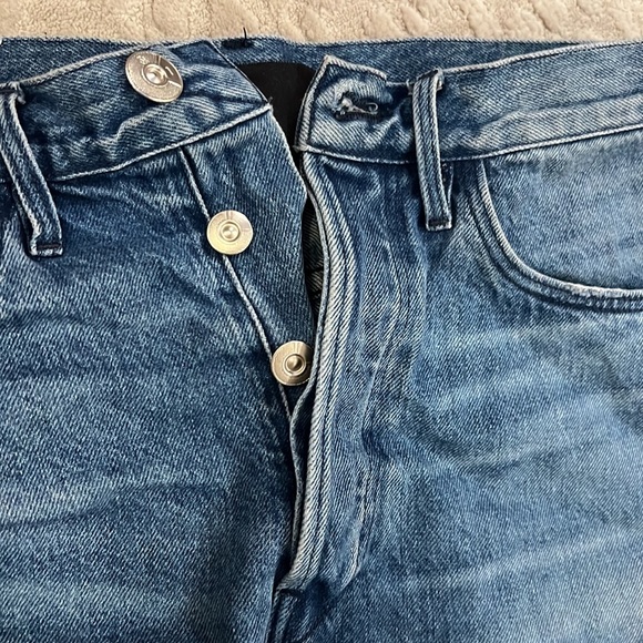 3x1 denim high rise cutoff shorts size 27 - Picture 4 of 5